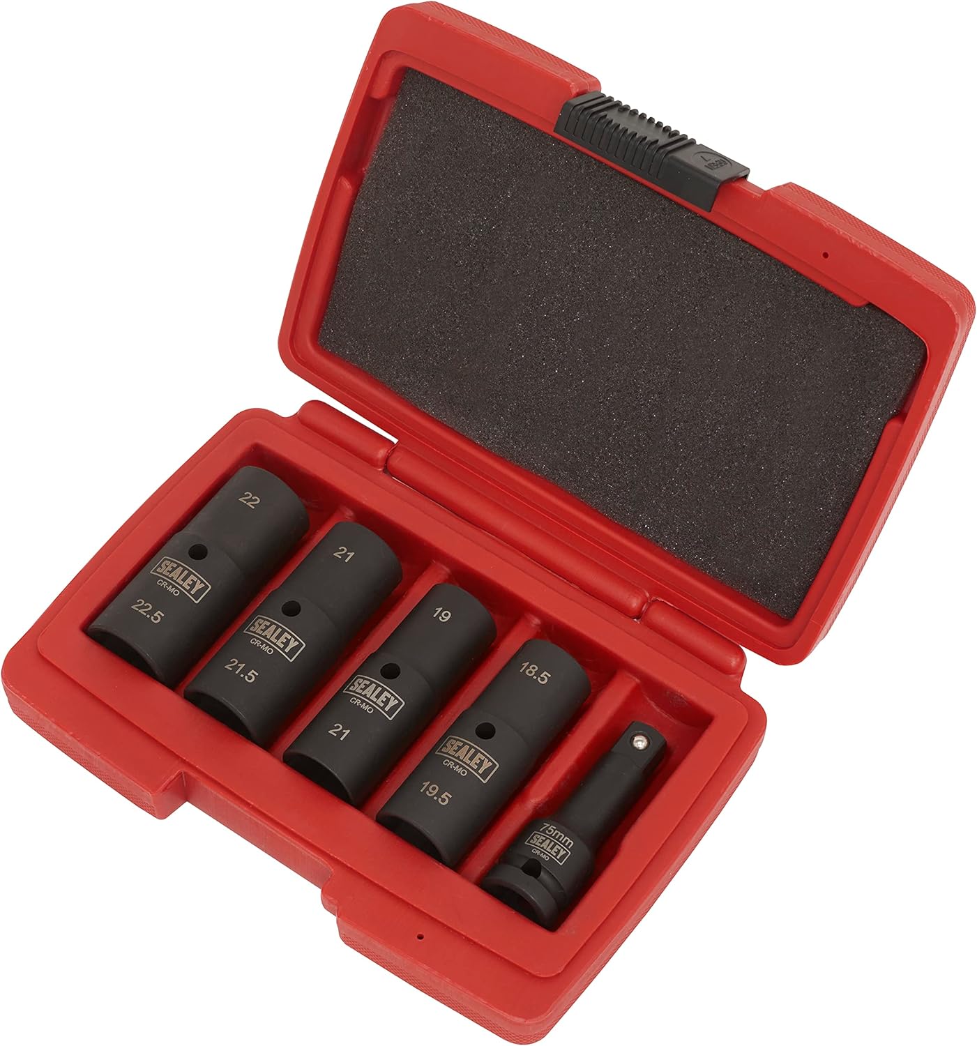 Sealey Double Ended Deep Impact Socket Set 5pc 77mm 1/2"Sq Drive - SX1820