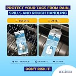 Celebrity Cruise Luggage Tag Holders [4 Pack] – Waterproof, Durable Plastic with Steel Loops – Fits All Celebrity Ships for Cruising in 2025, 2026 and 2027 – Cruise Essentials by Anchors Up
