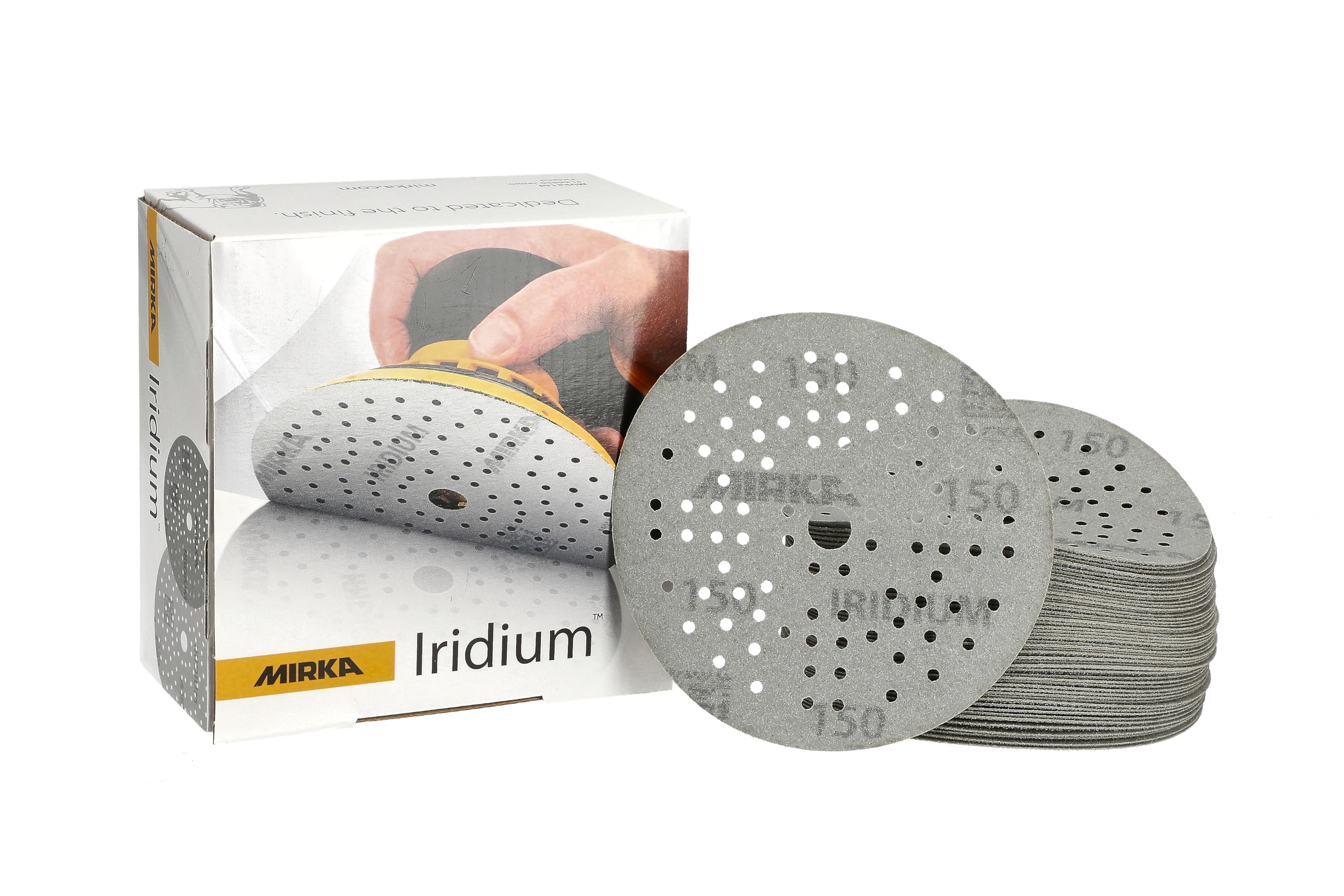 Mirka Iridium 150G disques de ponçage pour finition carrosserie