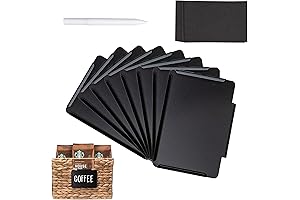 8 Pack Metal Bin Labels Clip On | Basket Labels Clip On...