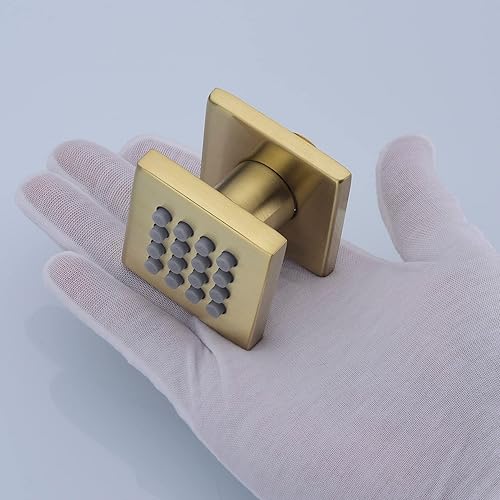 Miniatura 7 de Chorro de ducha con atomizador de cuerpo de latón, rociador lateral de masaje de alta presión, sistema de spa, juego de ducha ajustable montado en