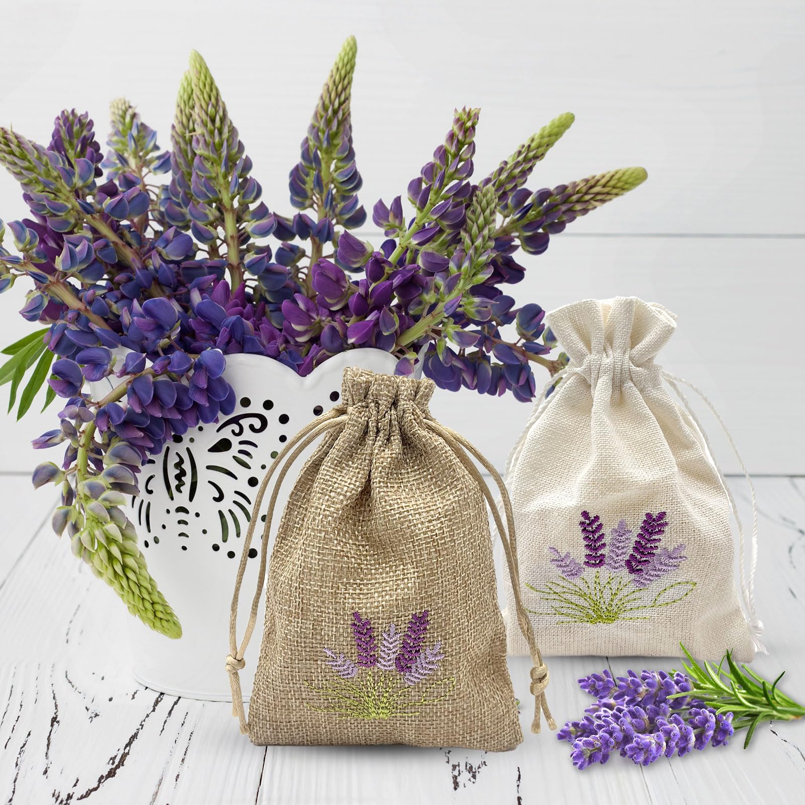 Sacchetti di lavanda, sacchetto di lavanda, fiori