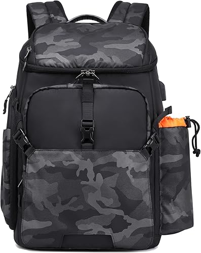 Miniatura 3 de Tuceng Camera Backpack DSLRSLRMirrorless Case Large Men&Women Photography Bag with Laptop Compartment&Tripod Holder (Orange)