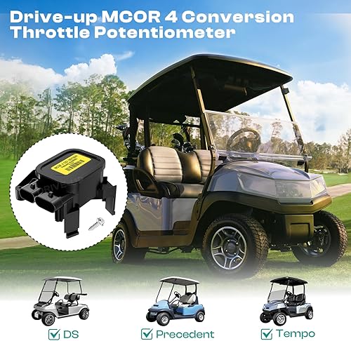 Miniatura 7 de Drive-up Club Car MCOR 4, carrito de golf MCOR 4, potenciómetro de acelerador de conversión para Club Car Precedent, DS, Carryall, Carryall, Tempo