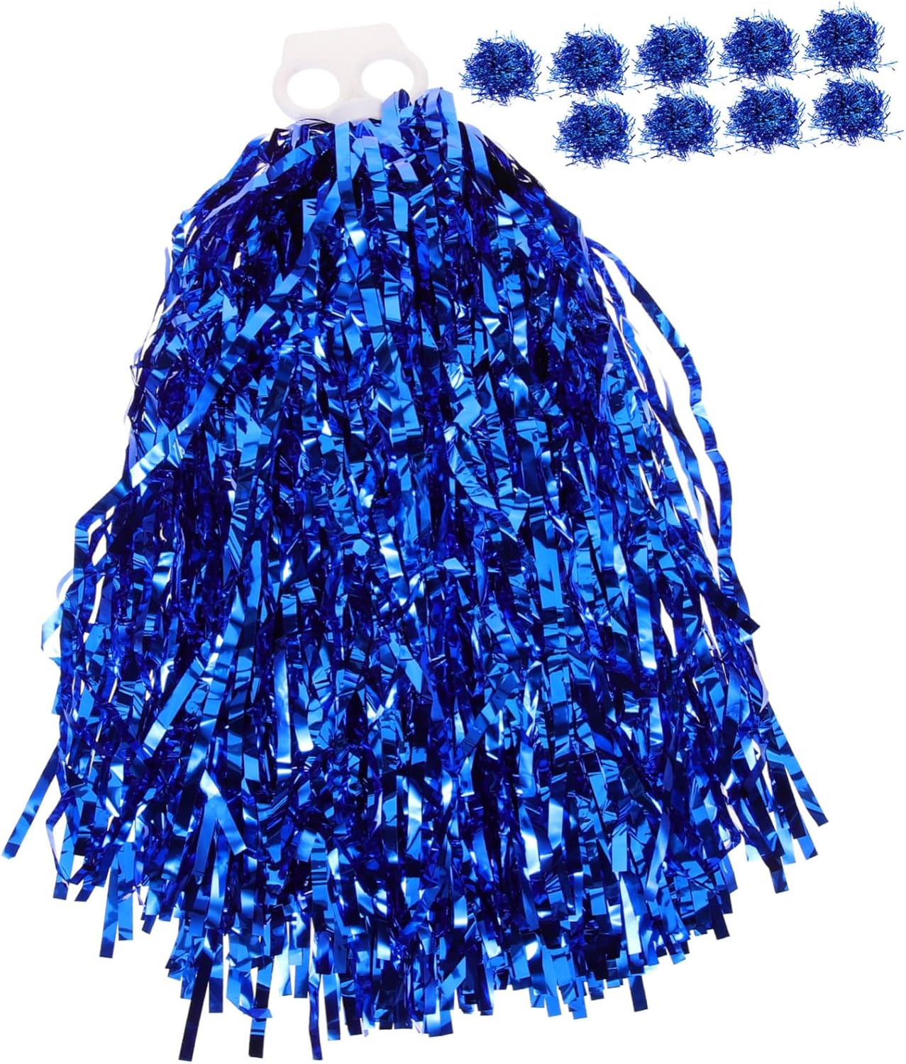VICASKY 30pcs Cheerleading Pompoms for Sports Eye-catching and Handheld Props for Dance Gymnastics and School Events and Reusable Cheering Accessories