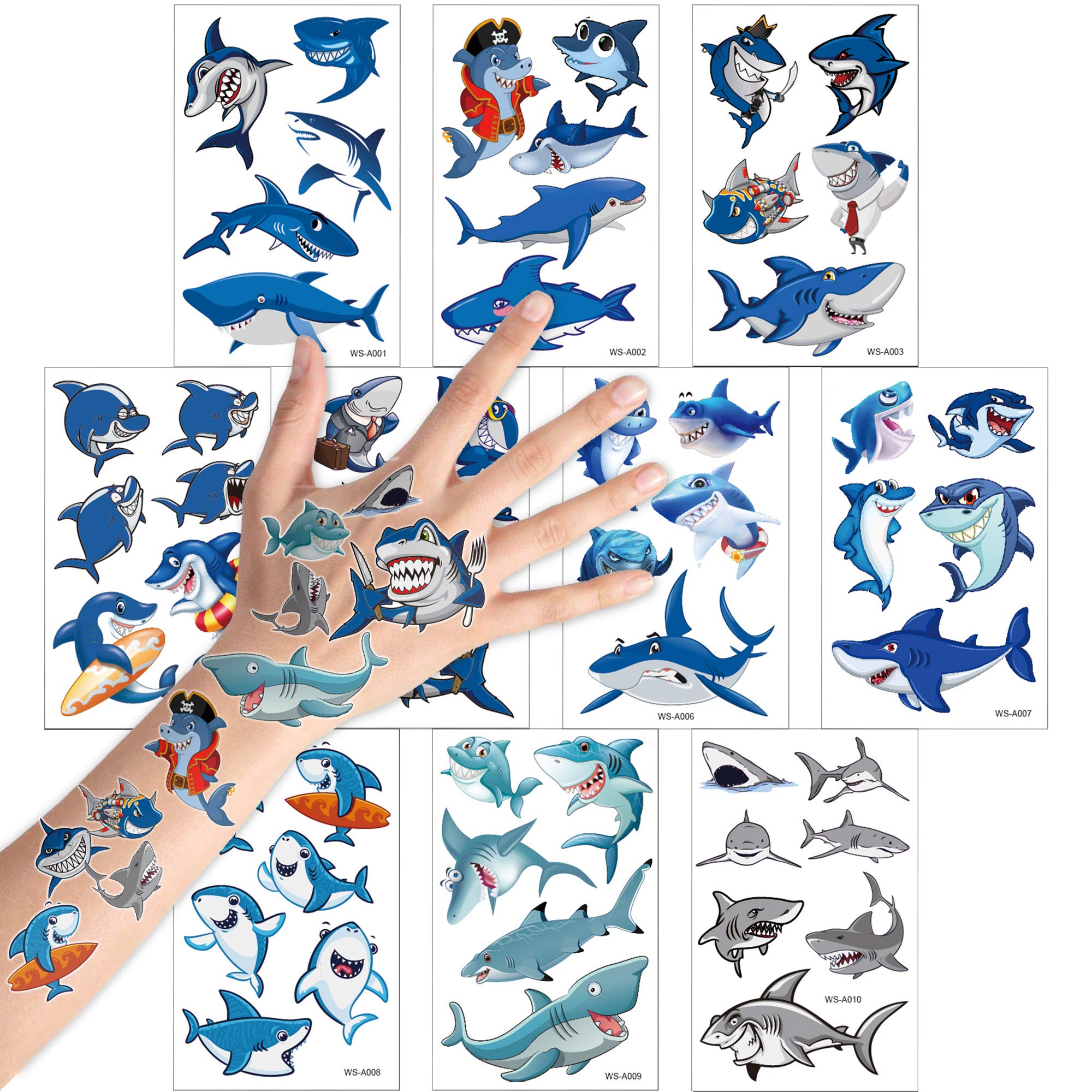 Tatouage Temporaire Enfant, 30Pcs Etanche Tatouage Ephémère Licorne
