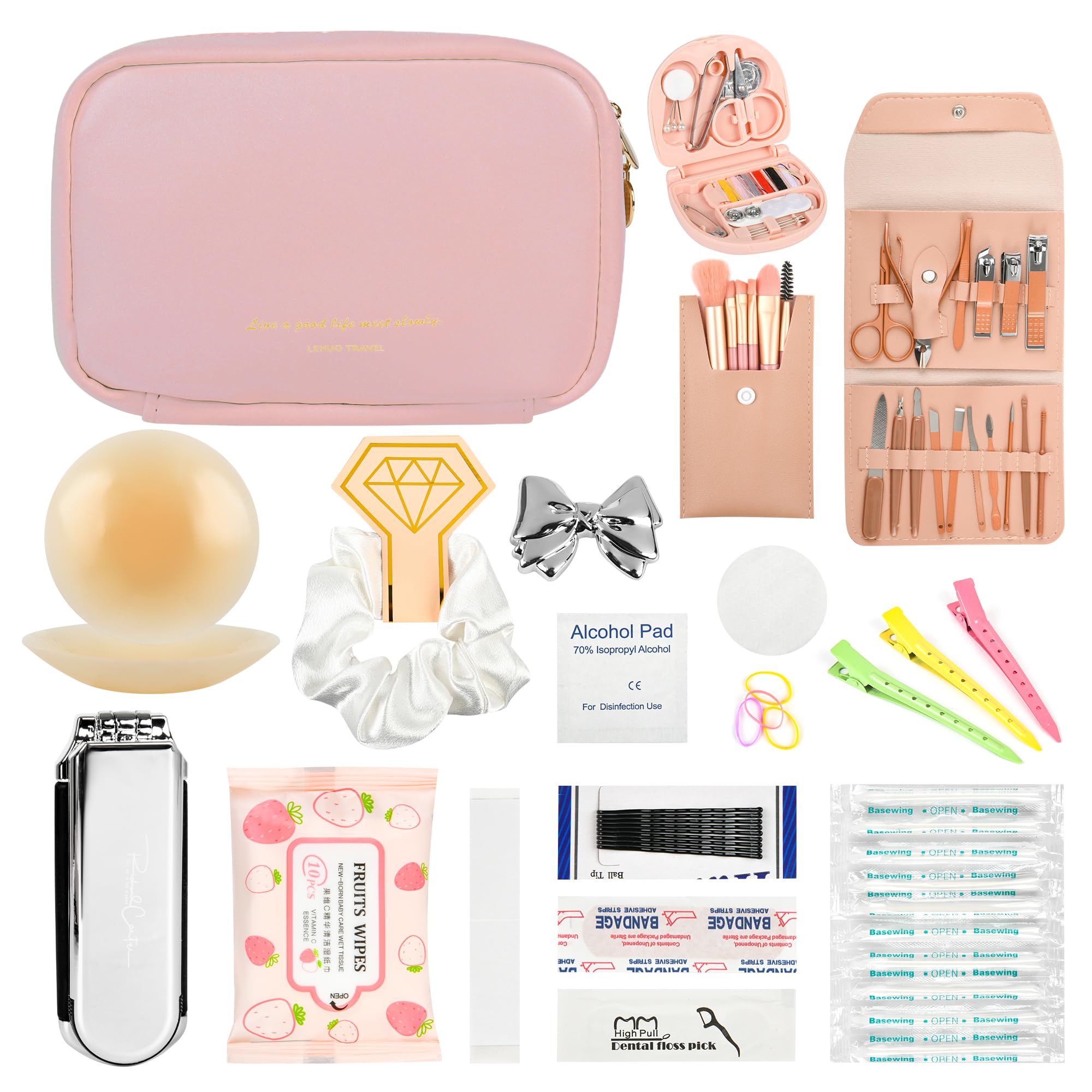Seven uncles Bridal Emergency Kit for Wedding Day for Bride Weddings Ultimate Set with 36 Pcs Essentials Items for Brides | Ideal W-edding Day & Daily