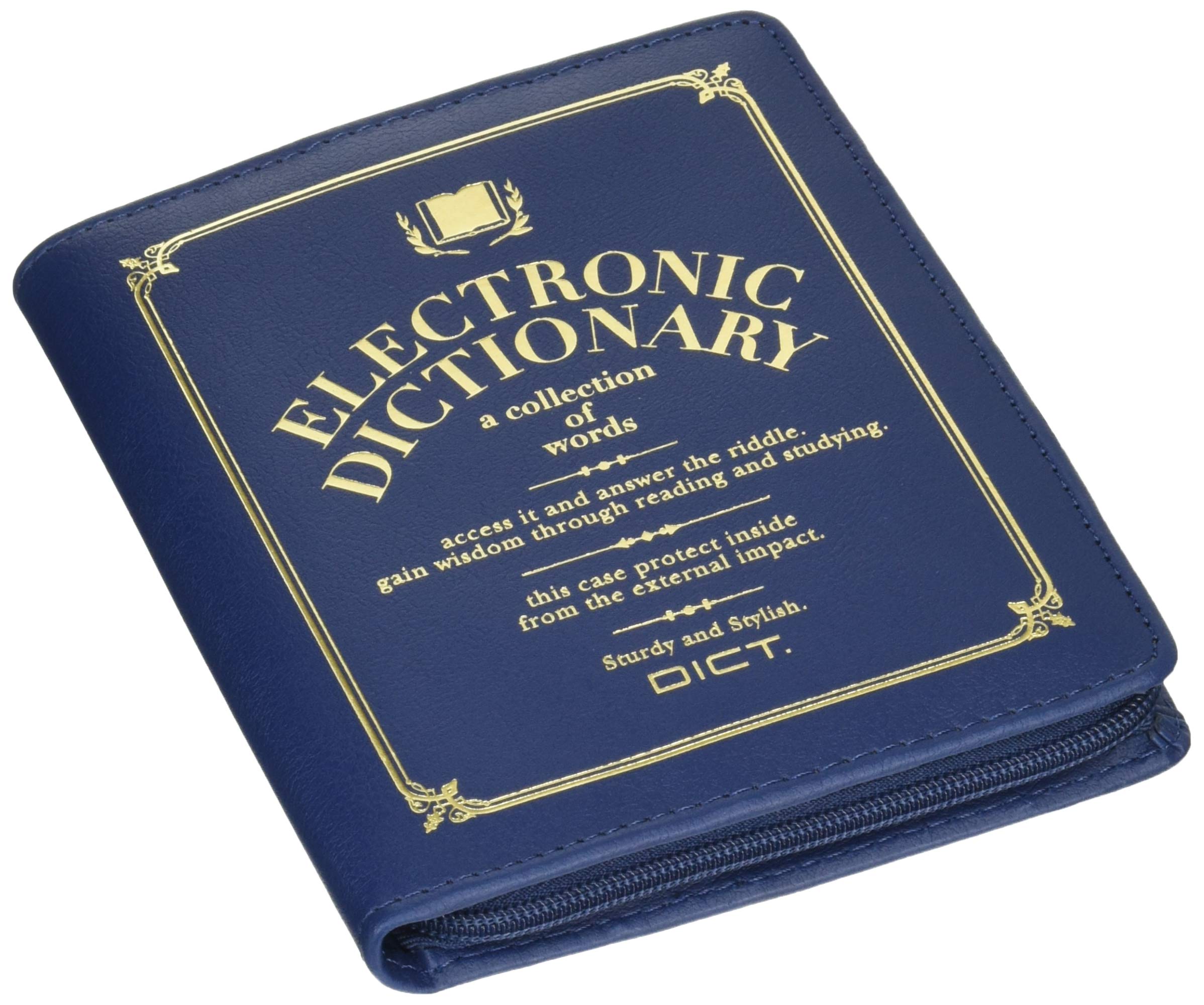 Amazon | エレコム 電子辞書ケース/フルカバータイプ/デザイン/ブルー