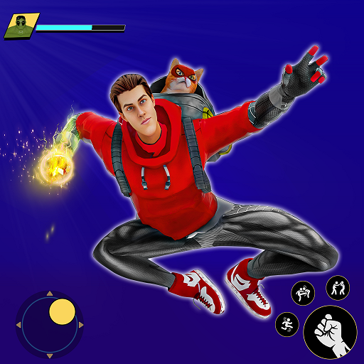 Spider Open World Hero: Rope Flying Hero Fighting Game