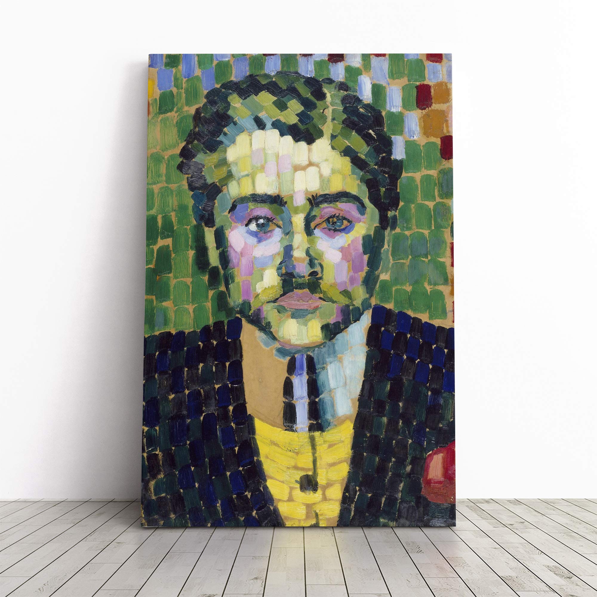 Robert Delaunay Jean Metzinger Canvas Print | Gallery Wrapped 30mm Frame Wall Art | 24x16 inches | Ready to Hang | Modern Picture | Living Room Bedroom Lounge Office