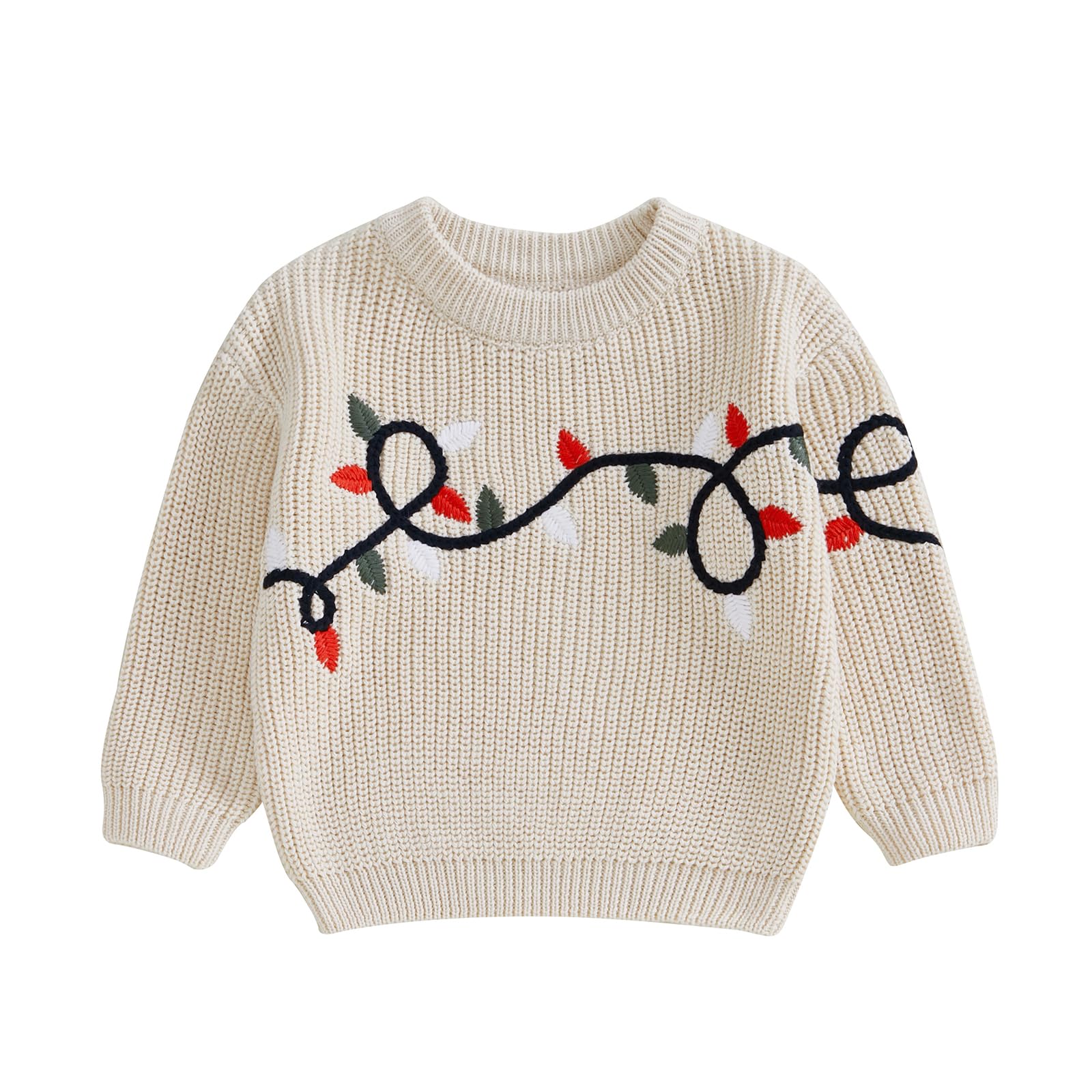 LSFYSZD Toddler Baby Girls Boys Halloween Pumpkin Sweaters Long Sleeve Crew Neck Winter Warm Knitwear Pullover Jumpers Top — view 12