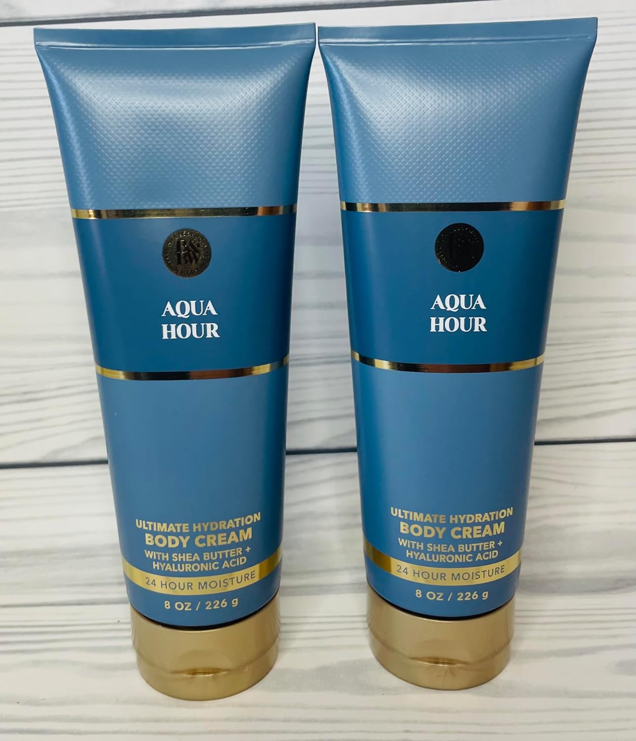 Bath & Body Works Aqua Hour Ultimate Hydration Body Cream 8 Ounces Pack of 2 - Image 2