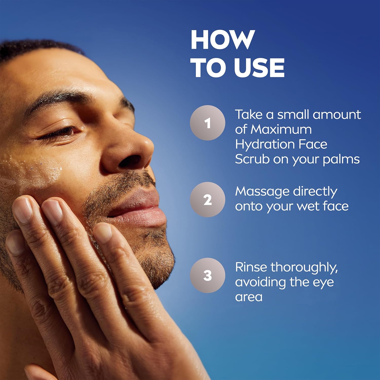 NIVEA MEN Maximum Hydration Face Scrub with Provitamin B5 and Aloe Vera, Exfoliating Face Wash Deeply Cleanses to Unclog Pores, 4.4 Oz Tube, Pack of 3 - Image 9