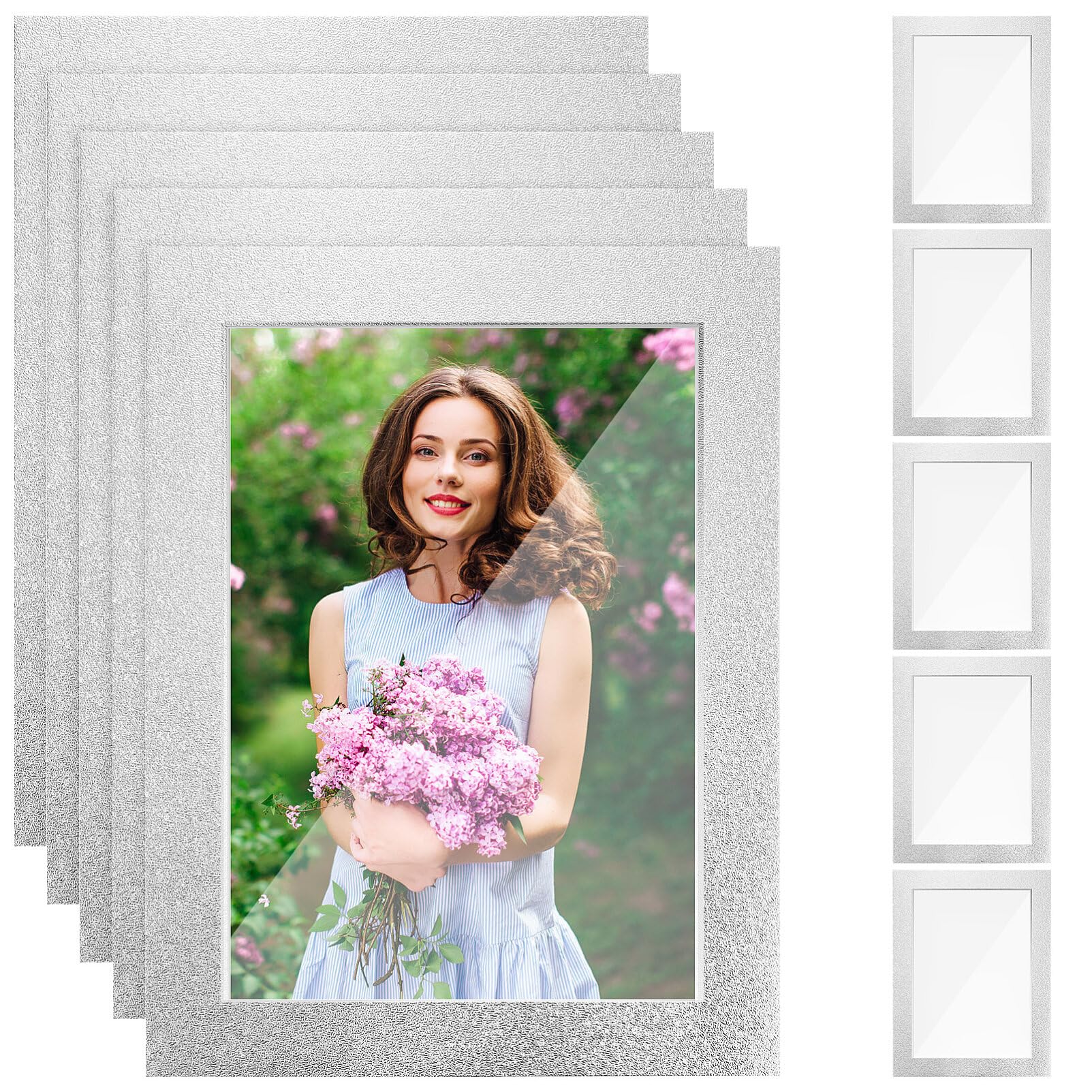SHINEOFI 10 Sztuk Papierowych Do Zdjęć Kartonowe Ramki Do Zdjęć 13 76 X 10 61 X 0 08 W Wyświetlaczu Stołowym Ramki Do Zdjęć Na Ścianę W Domu Wystrój Stołu