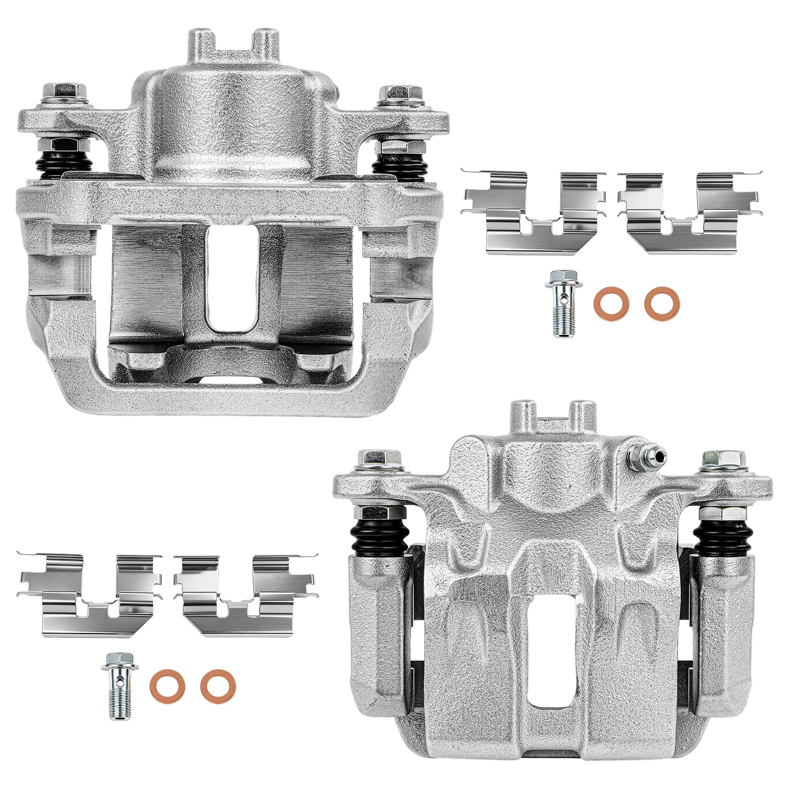SCITOO Rear Disc Brake Calipers Assembly with Bracket For Honda