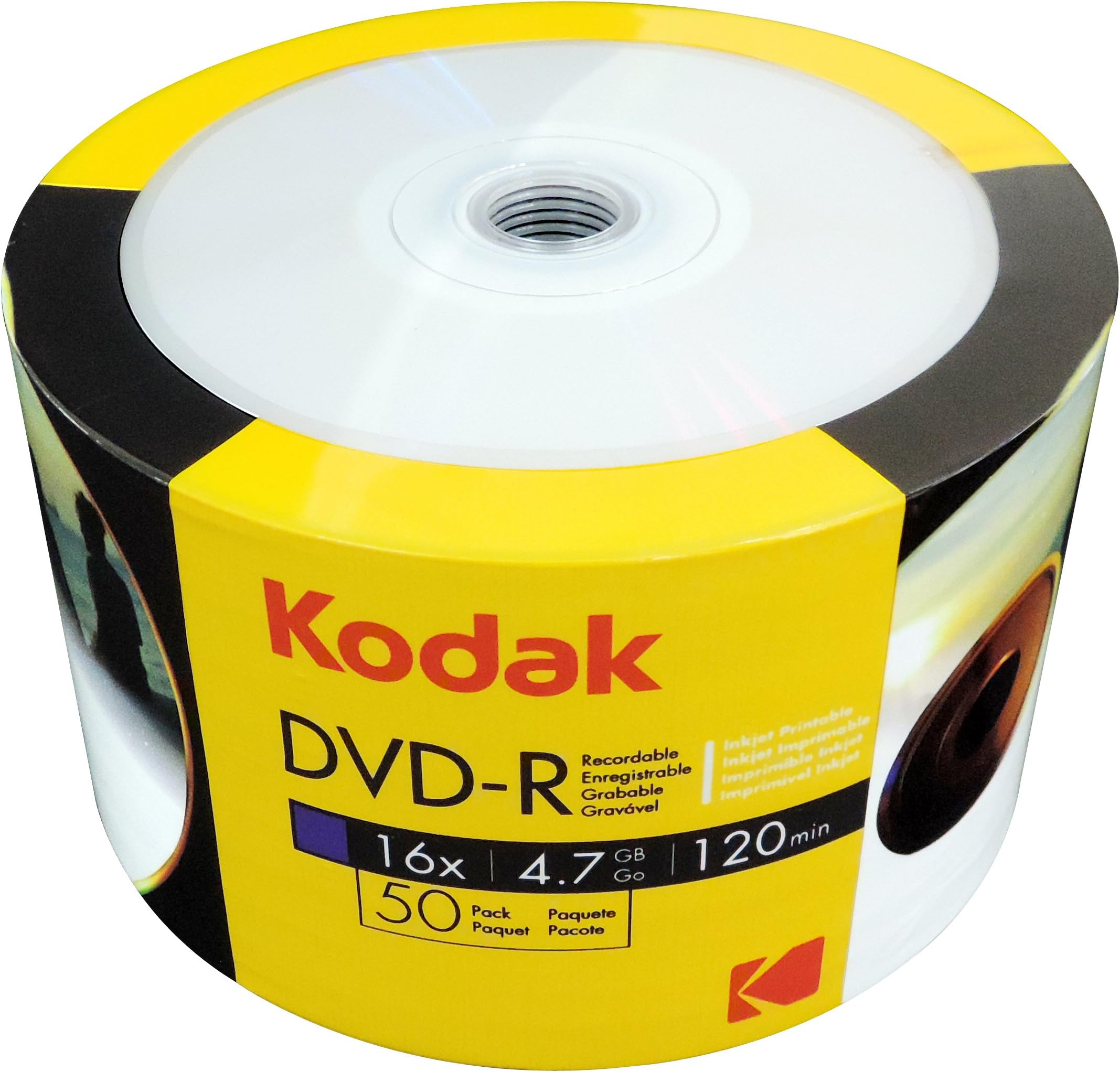 KODAK DVD-R 4.7GB Printable 50P