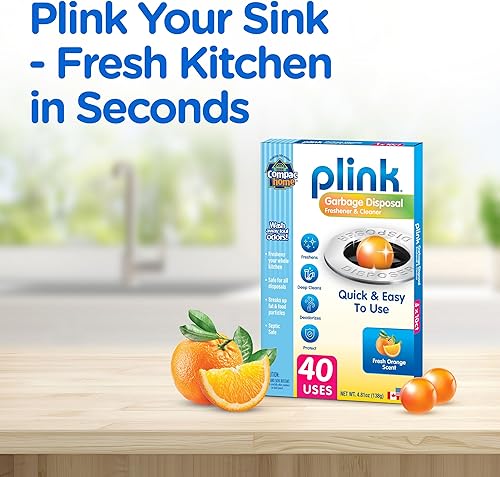 Miniatura 23 de Compac Scented Plink Garbage Disposal Cleaner & Deodorizer, 13720, Paquete de 1, Amarillo, 1, 1