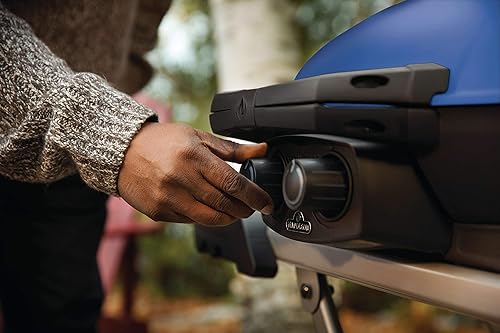 Miniatura 7 de Napoleon TravelQ - Asador portátil de gas propano, Carro de propano y tijeras., Azul