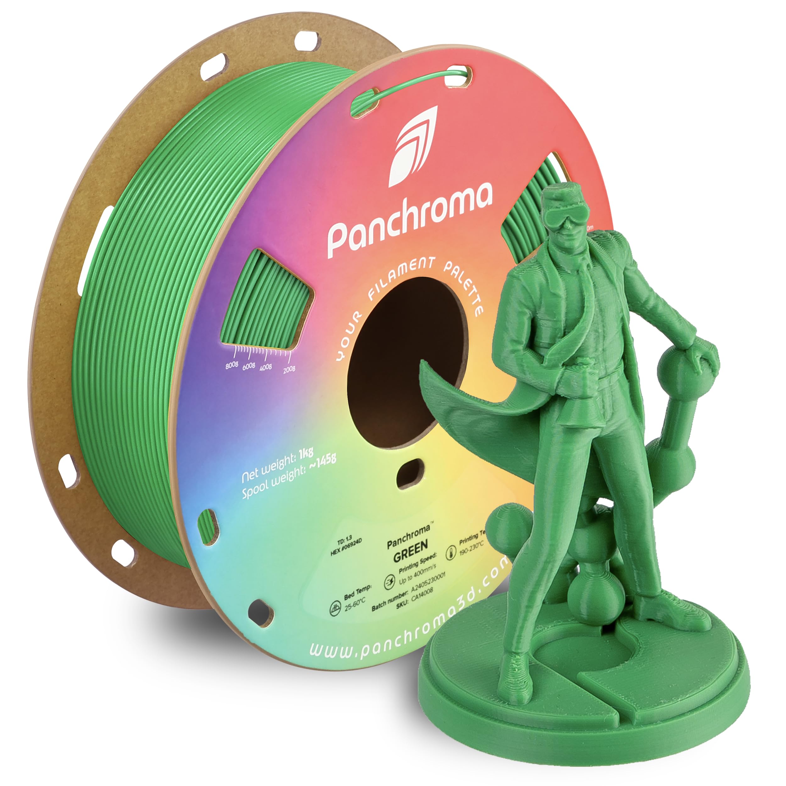 Amazon.com: Polymaker Panchroma CoPE 3D Printer Filament, Green 3D