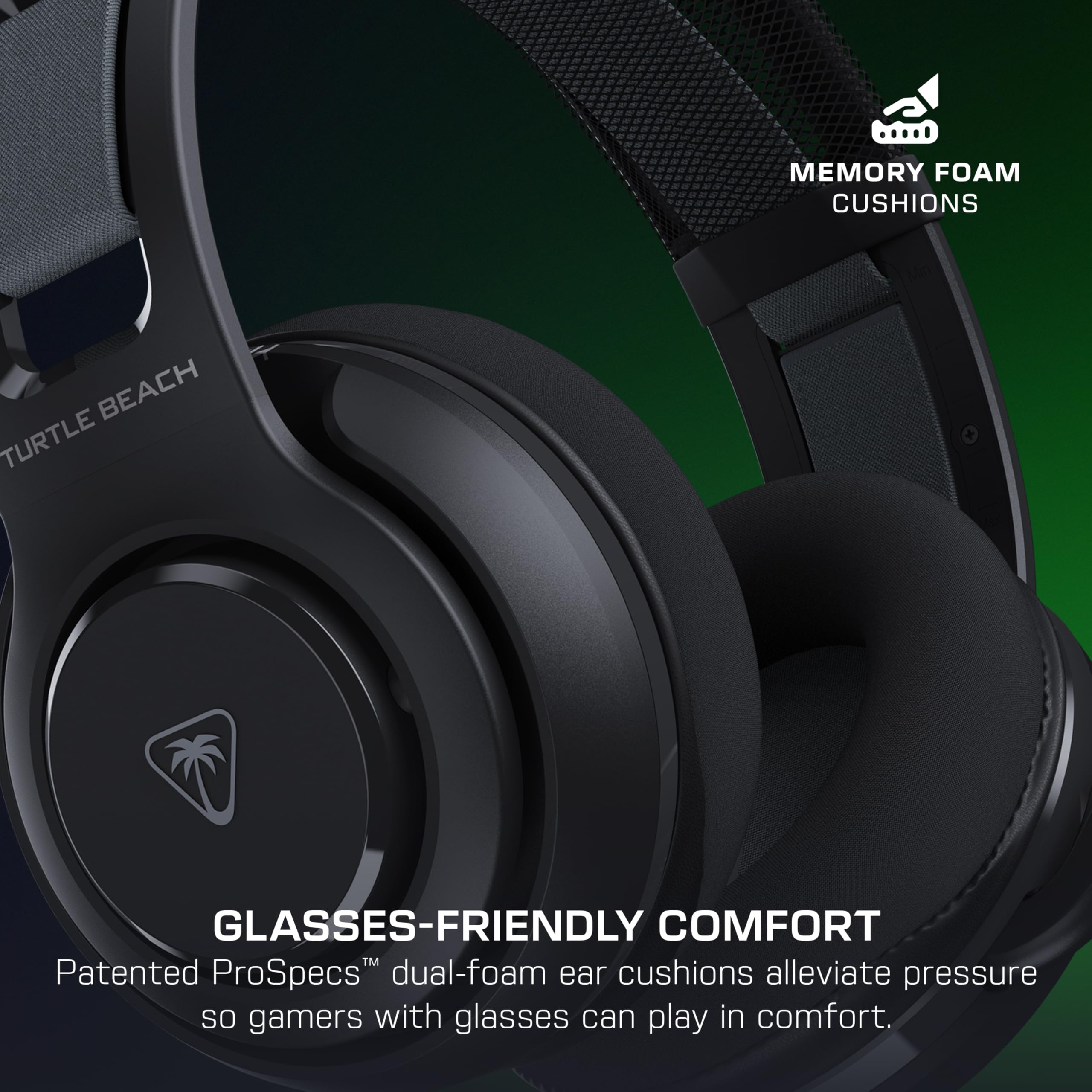 Turtle Beach Atlas 200 Cuffie da gioco multipiattaforma cablate per Xbox, PlayStation e PC con driver Nanoclear da 50 mm, microfono flip-to-mute, cuscini in memory foam