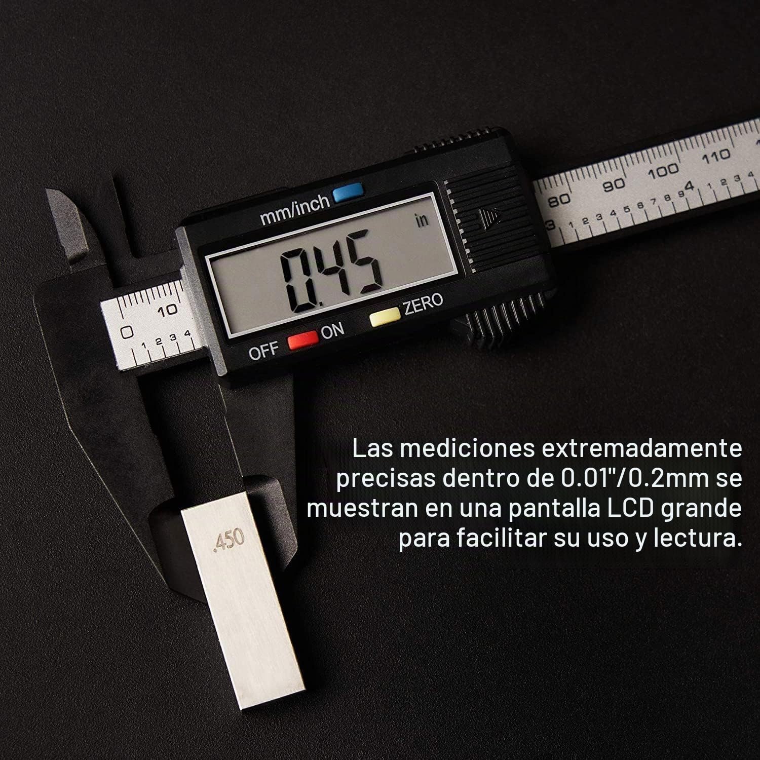 NEIKO 01417A 6” Digital Caliper | Electronic Measuring Tool | Range of 0-6”or 0-150mm | Inch and Millimeters | Large LCD Display | External and Internal Measuring Jaw | Zero Setting and Auto Off