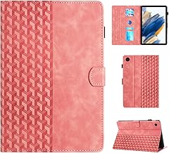CASAFUNY Case Cover for Samsung Galaxy Tab A8 10.5 Inch 2021/2022 SM-X200 SM-X205 SM-X207 Magnetic Protective Cover with Sleep Wake Up for Samsung Galaxy Tab A8 2021/2022, Pink