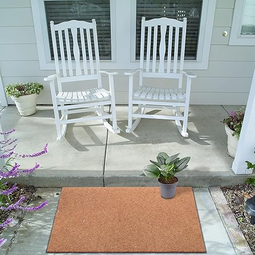 Miniatura 5 de AAZZKANG Paquete de 2 tapetes multiusos en blanco para exteriores, 36 x 24 pulgadas, antideslizantes, ultra absorben el barro, fáciles de limpiar