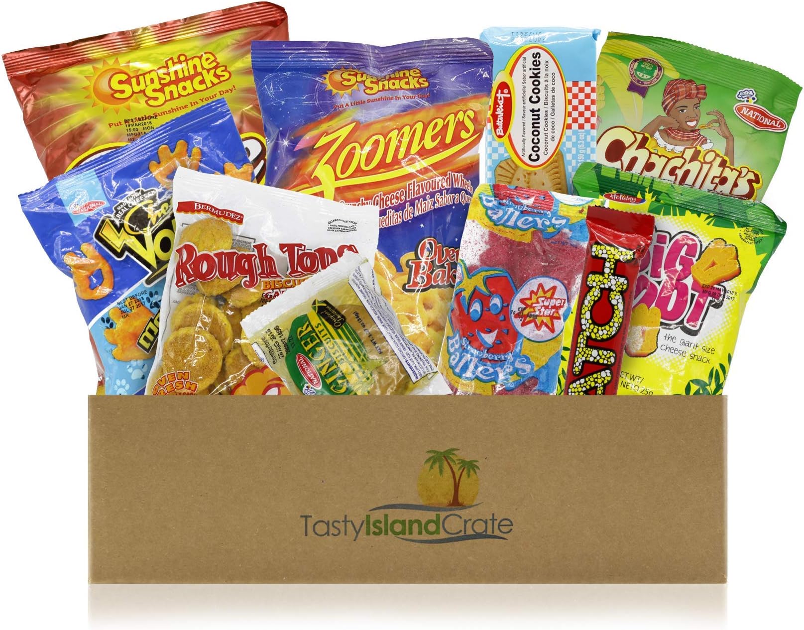 Snacks From Around the World - Caribbean Snack Box- International Snack Box- TastyIslandCrate