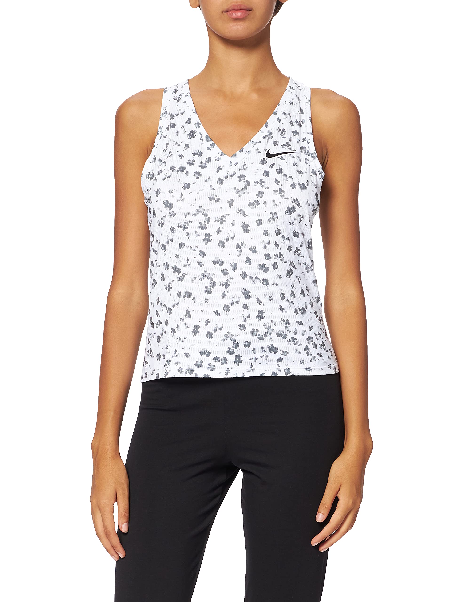 Nike DA4734 W NKCT DF VCTRY Tank PR Vest Women's White/Black XS
