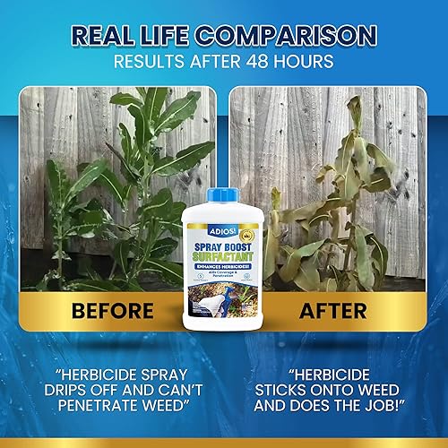 Miniatura 4 de Spray Boost Surfactant para herbicidas y malezas, hace 25 galones de agente humectante no iónico (8oz)