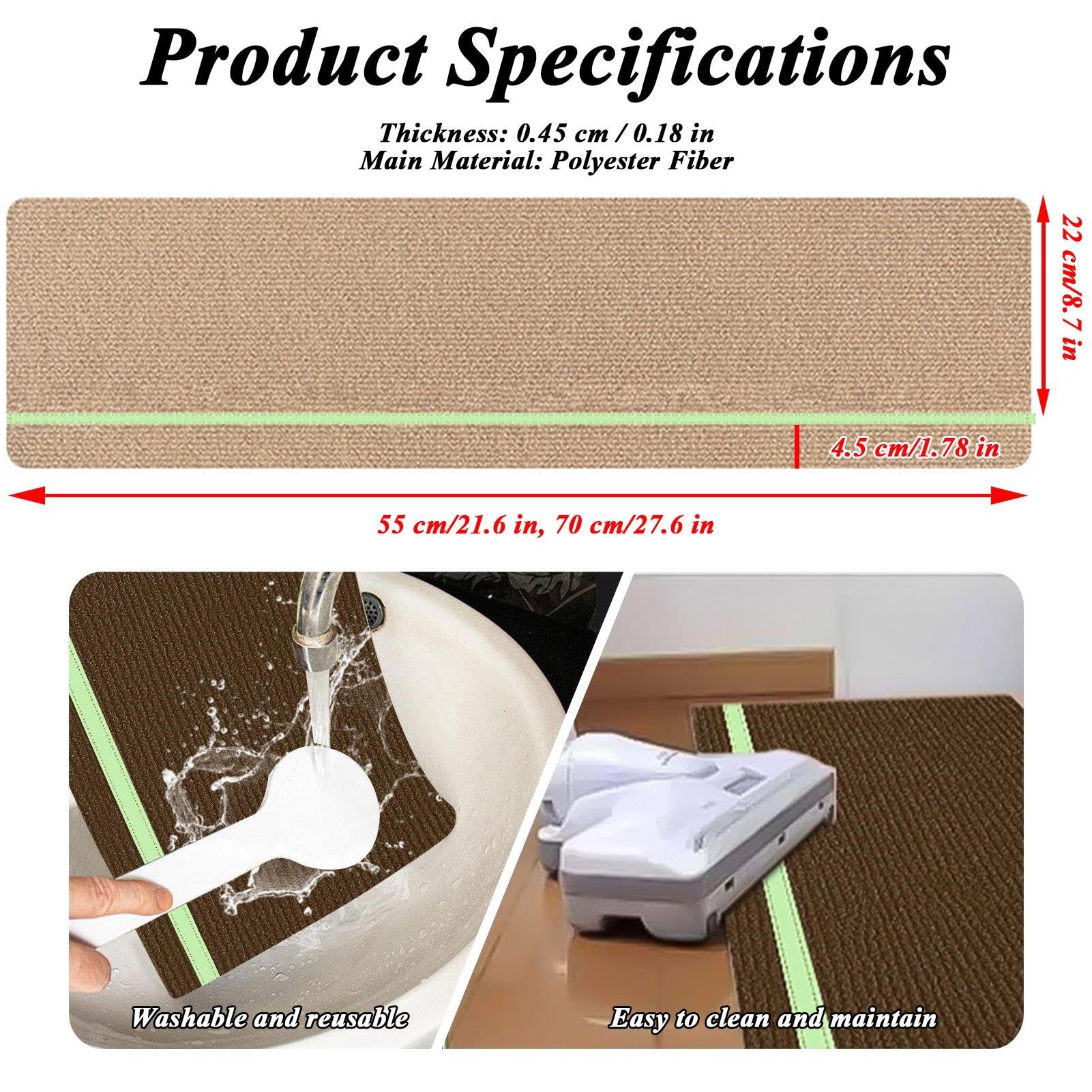 Tappeto Antiscivolo per Scale in Poliestere con Funzione Luminescente