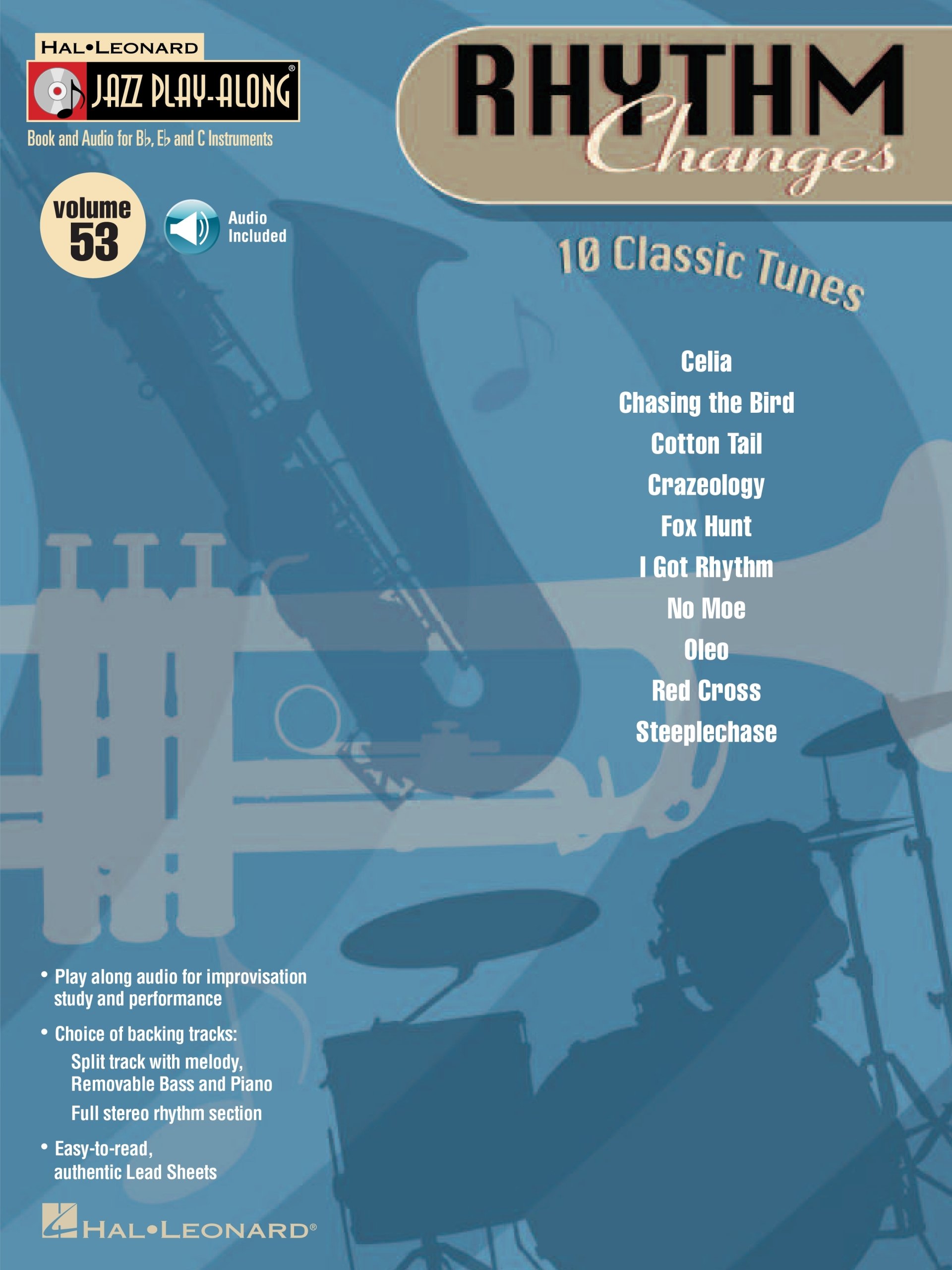 Rhythm Changes Jazz Play Along Volume 53 partition jazz improvisation et standards bebop