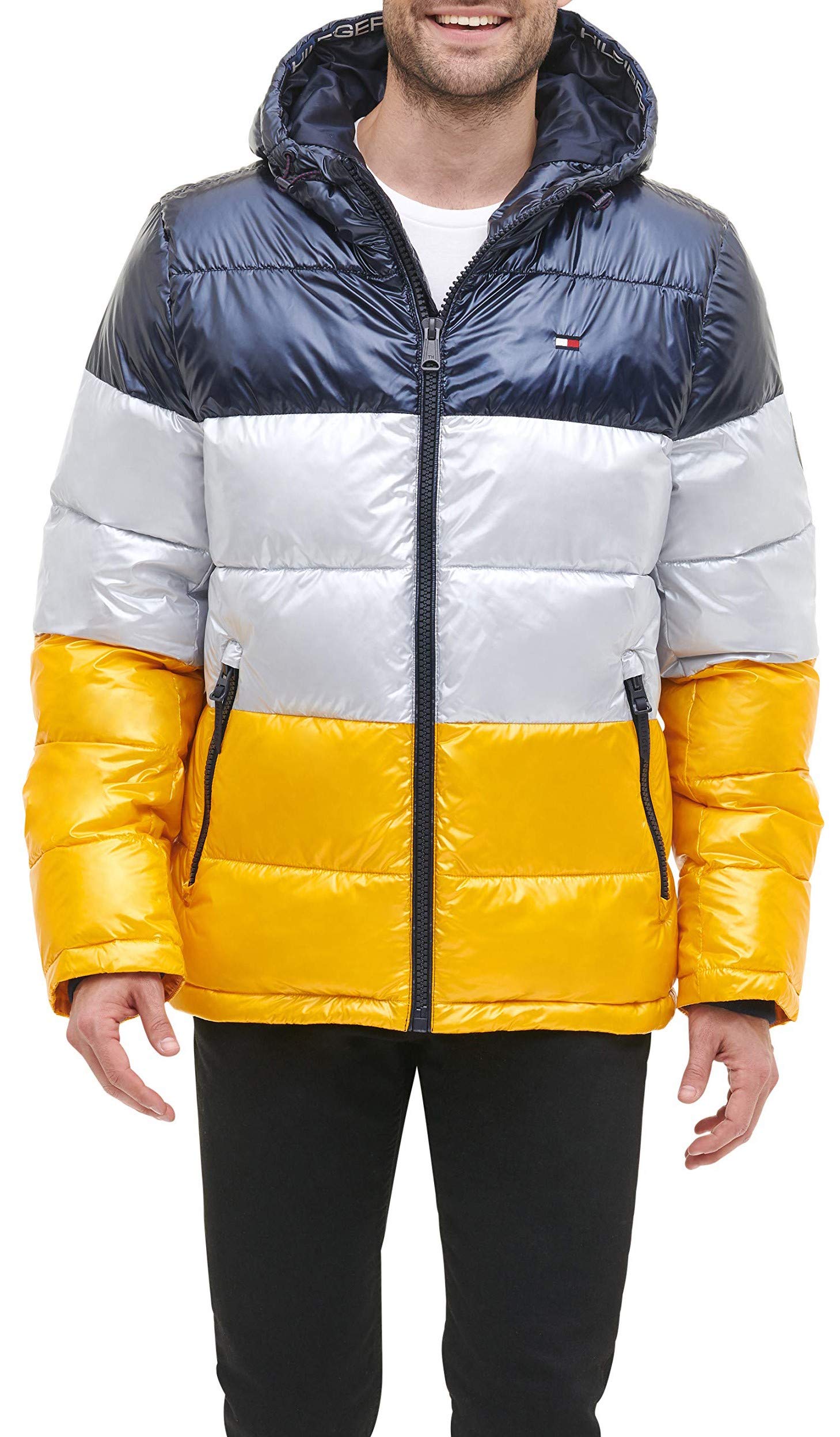 Mens Hooded Puffer Jacket (Standard and Big & Tall)
