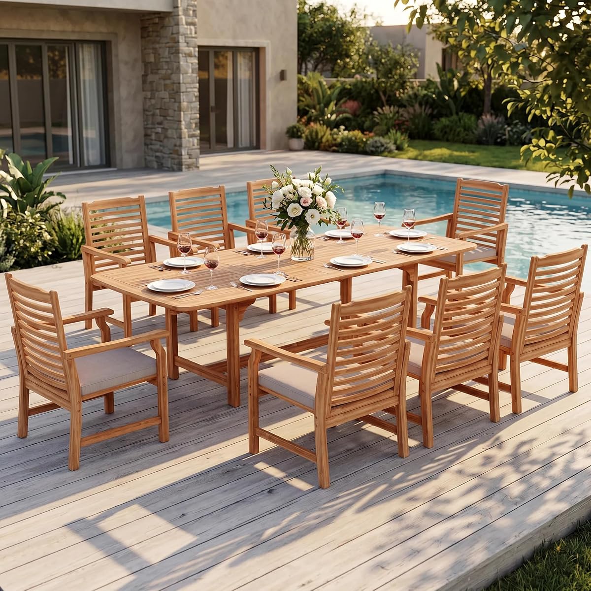 Sophia & William 9pc Outdoor Dining Set