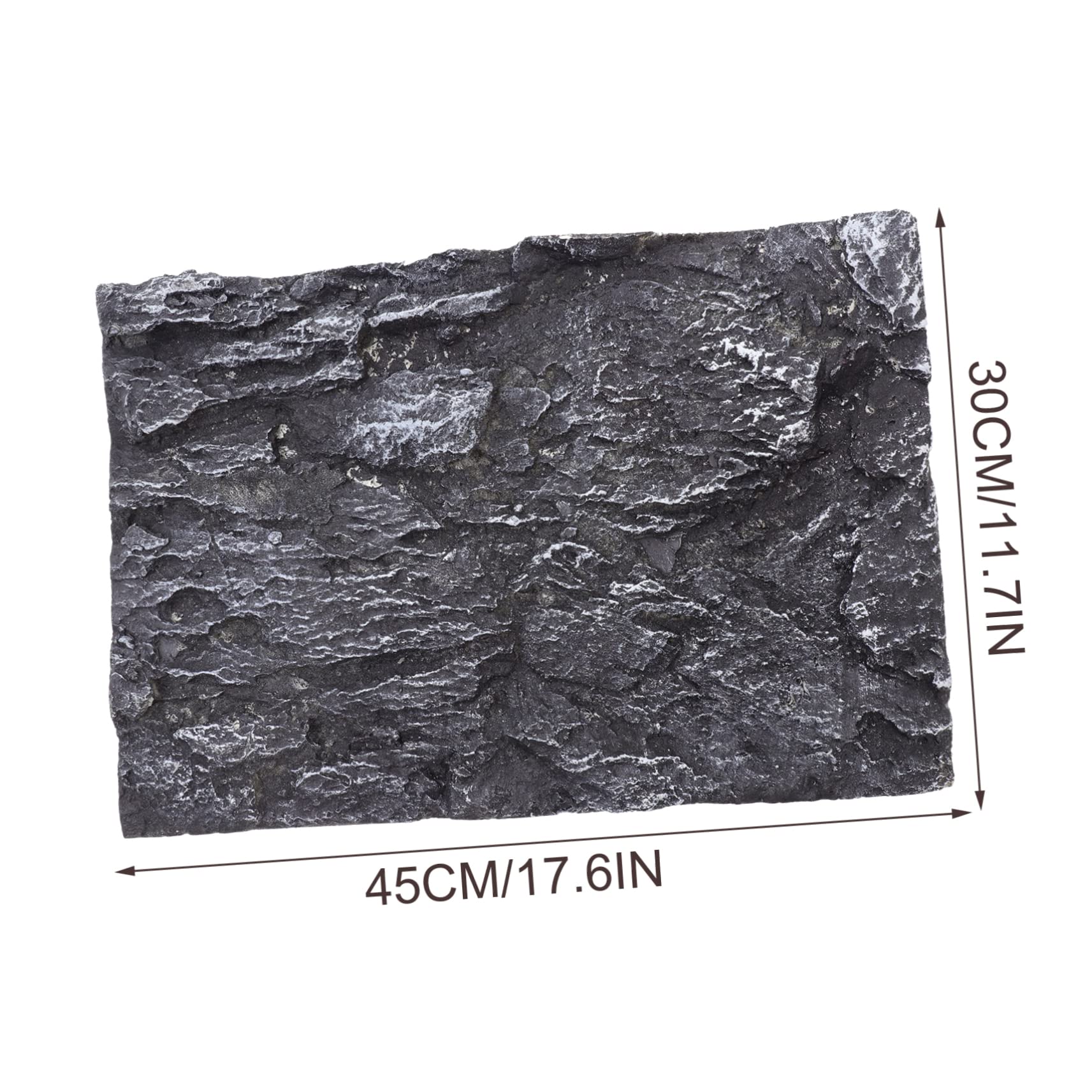 Abaodam Rock Texture Reptile Tank Background Lightweight Aquarium Decor for Terrariums Durable Material Habitat Design for Snakes and Lizards Compact for Easy