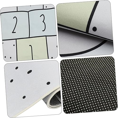 Miniatura 4 de Toyvian Manta de damas digitales para interiores, alfombra antideslizante para bebé, sala de juegos, piso, tapete para gatear, tapete para niños,