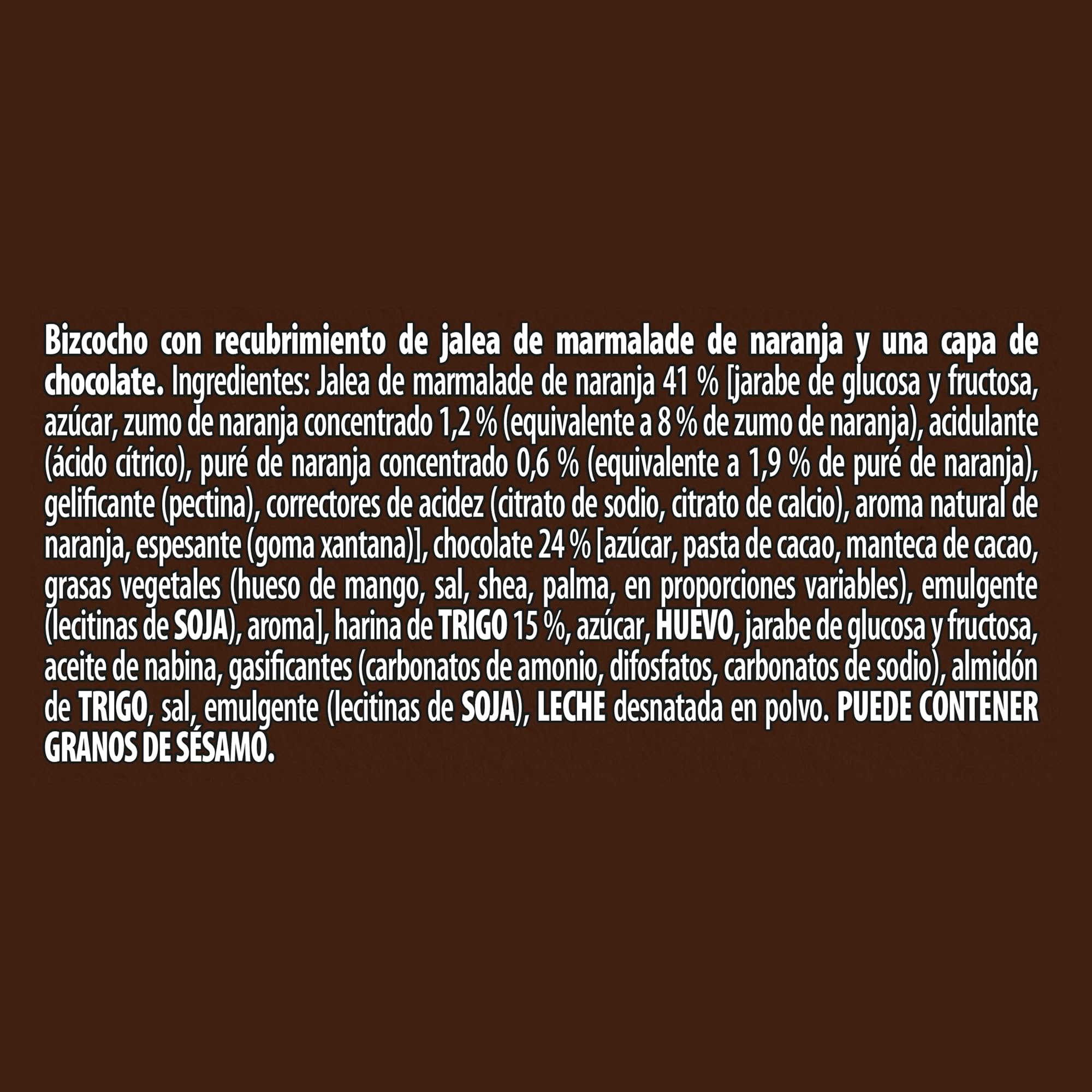 LU Pim's - Galletas de Bizcocho Rellenas de Naranja, Crujiente Chocolate Negro, 150 g