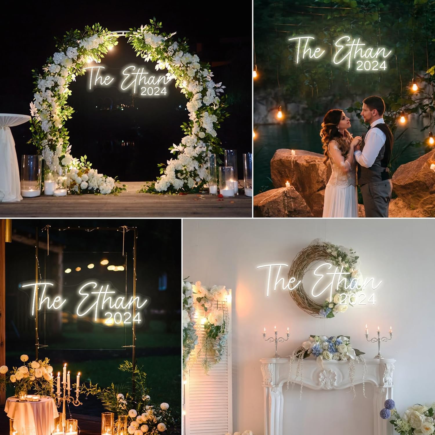 Custom Neon Signs,Personalized Neon Sign for Bedroom Wall Decor,Customizable Wedding and Birthday Party Decorations Gift