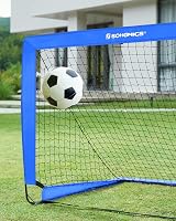 SONGMICS Gyerek Futballkapu Szett 2 db Felfújható Kapu 90x120x90 cm Kerthez Strandra 4