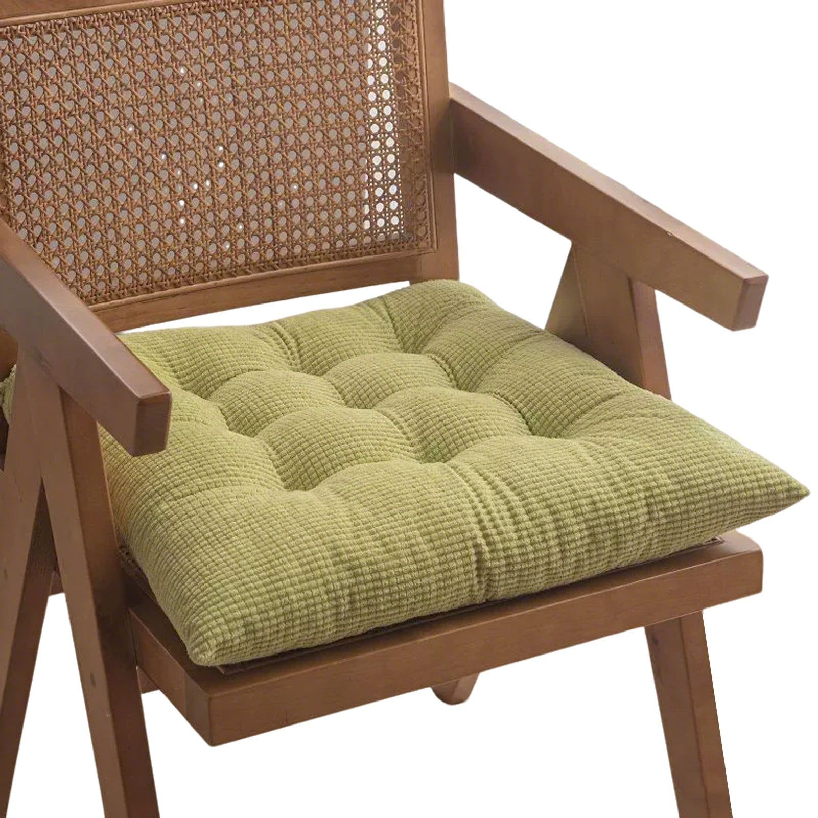 Amunpitic Chair Pads, Chair Seat Cushions, Thick Chair Cushions for kitchen, Comfortable, for home, dining, kitchen, office, or patio chairs (E 45x45cm)