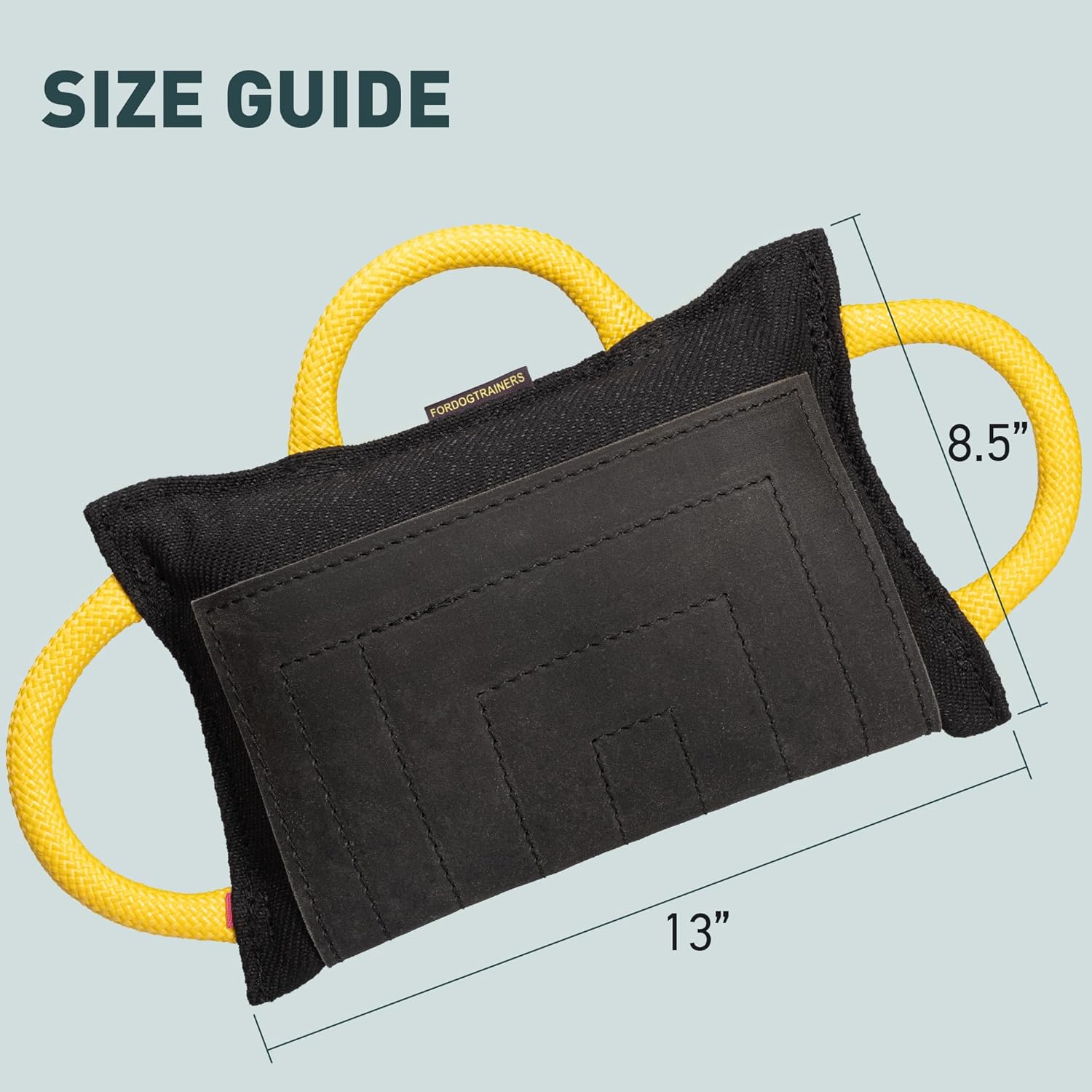 Viper Bite Pillow with 3 Handles – Interactive Dog Toy & Durable Training Tool for Strong Bite & Drive Development | Jute, Leather, French Linen, Extra Strong Jute or Replaceable Cover