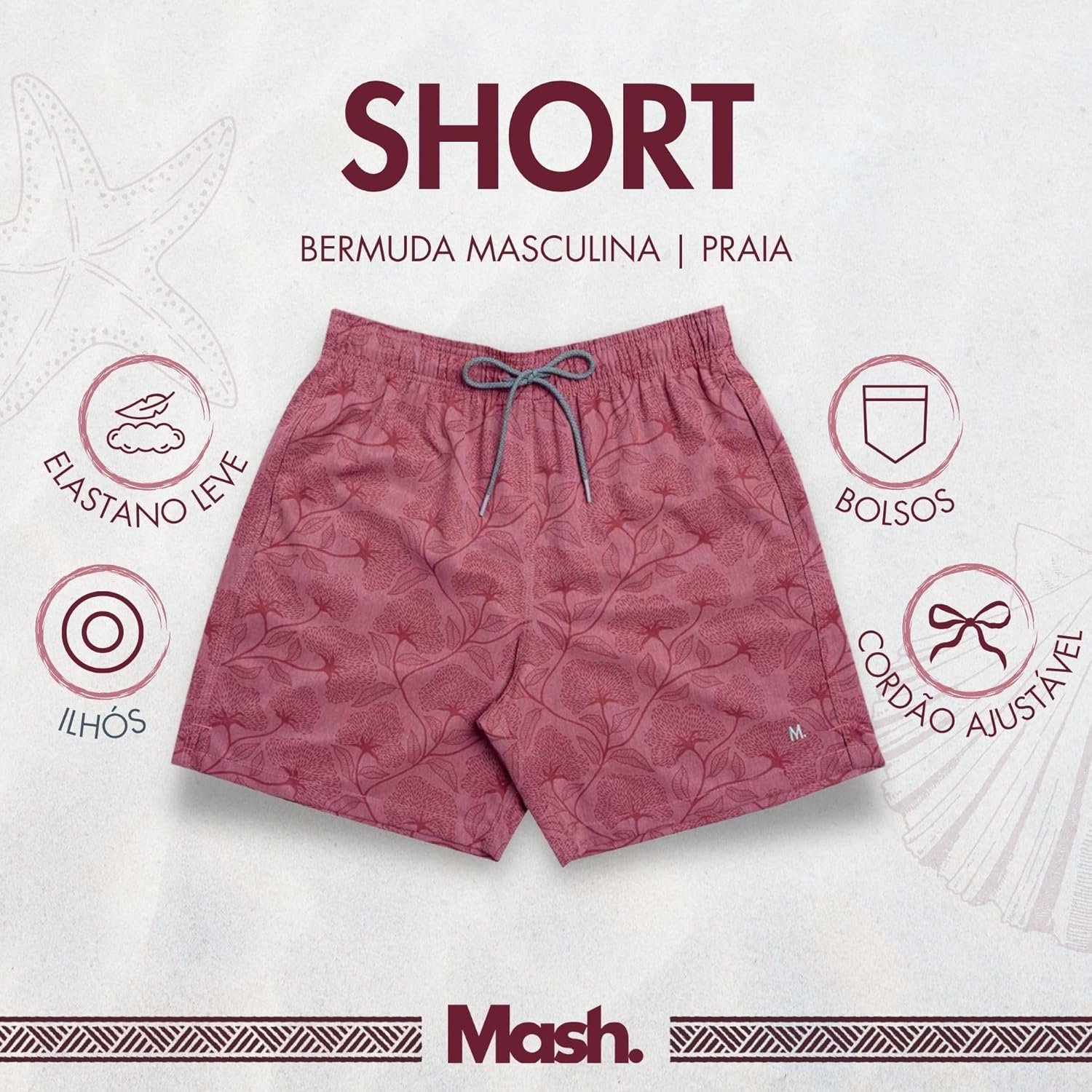 Short Praia Masculino Mash Bermuda Dryfit Elastano Verão em promoção! Veja a oferta e mais achadinhos de Shorts & Bermudas 8 Hoje é o melhor dia para comprar Short Praia Masculino Mash Bermuda Dryfit Elastano Verão com aquele preço maroto! Promoção! Aproveite a oferta! 8