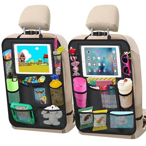 Zecirl Car Backseat Organizer ，2 Pack Car