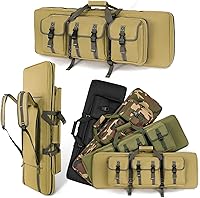 Vista 12 de DULCE DOM - Bolso suave doble para rifle de 32/36/42/48/52 pulgadas, perfecto para almacenamiento y transporte de armas de fuego, pistolas y rifles