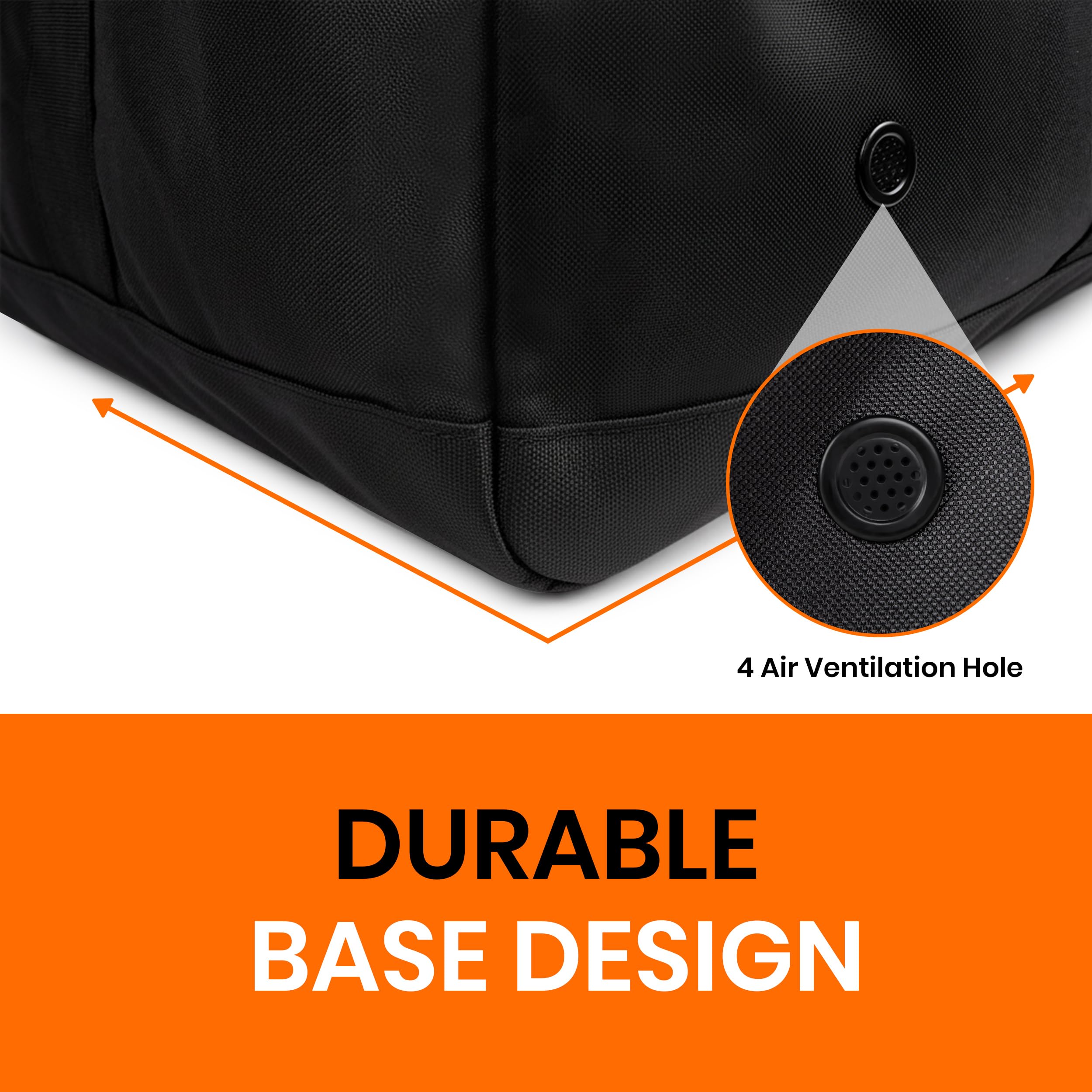 Fitdom Reisetasche mit verstellbaren Schulter- und Kompressionsgurten Perfekt für Team-Trainer und für Fußball, Baseball, Basketball, Hockey und mehr