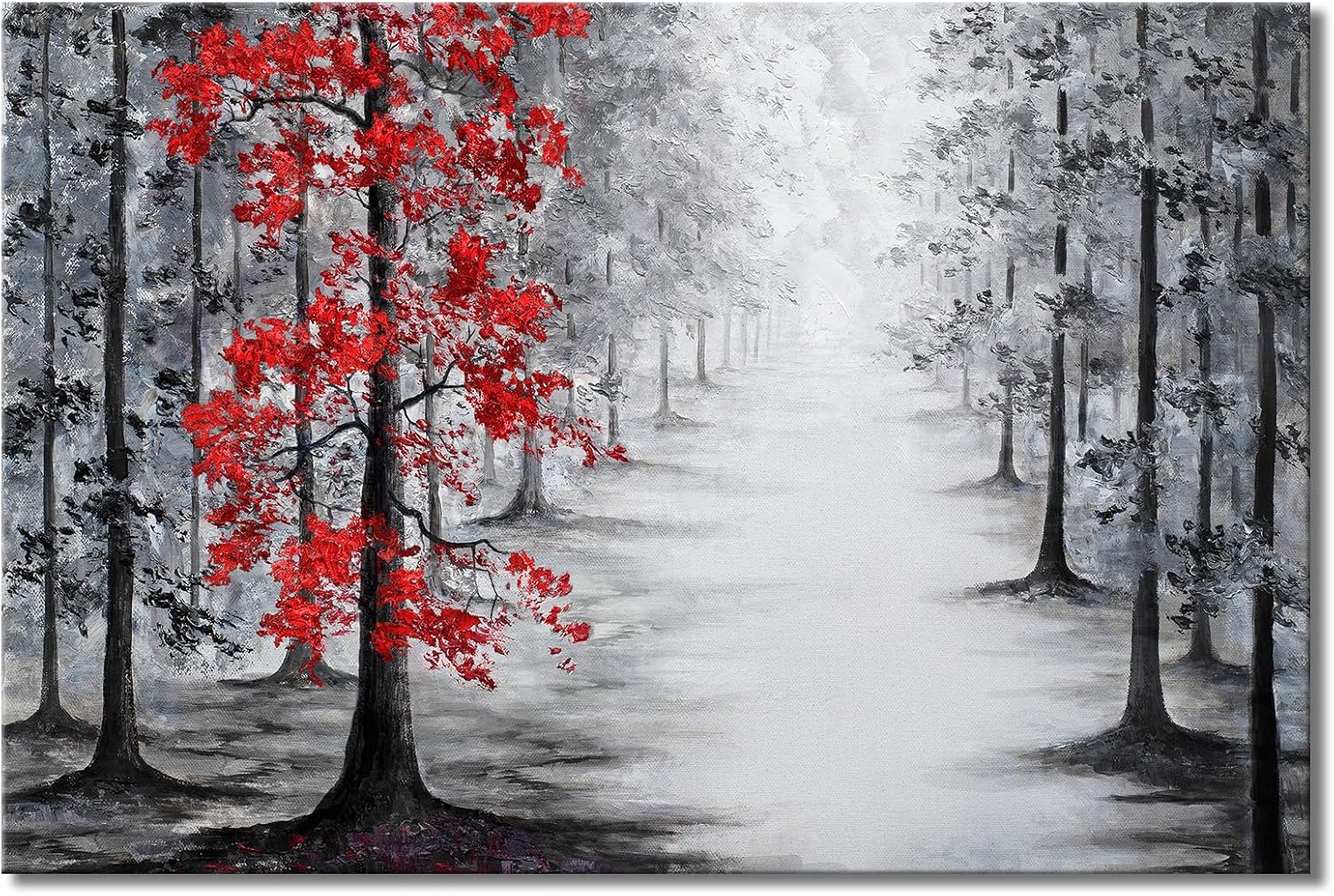Forest Wall Art Decor Painting Pictures Print On Canvas