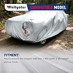Universal Pickup car Exterior Truck Cover Indoor and Outdoor Replacement for Pickup Truck Up to 260 L x 80 W x 65 H All-Weather Windproof and Sun