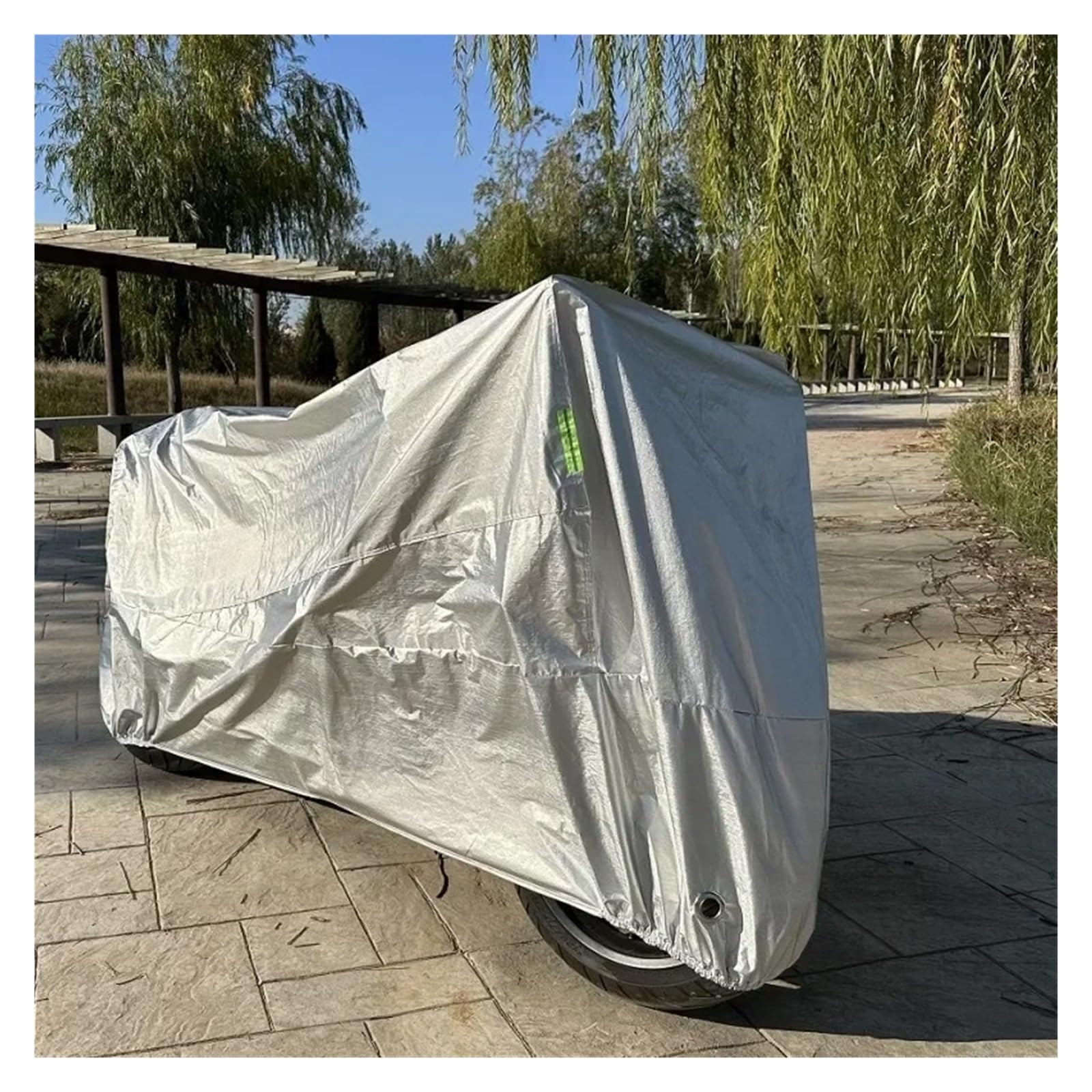 Funda para Moto Scooter para Motocicleta Cubierta Protectora Y Exterior Impermeable para Bicicleta Scooter Polvo Protección A Prueba Rayos para Motor(S 100X200CM)