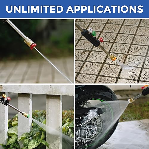 Miniatura 6 de Giraffe Tools Grandfalls - Lavadora a presión G20, montada en la pared, carrete de presión retráctil de 65 pies con soporte giratorio de 180,