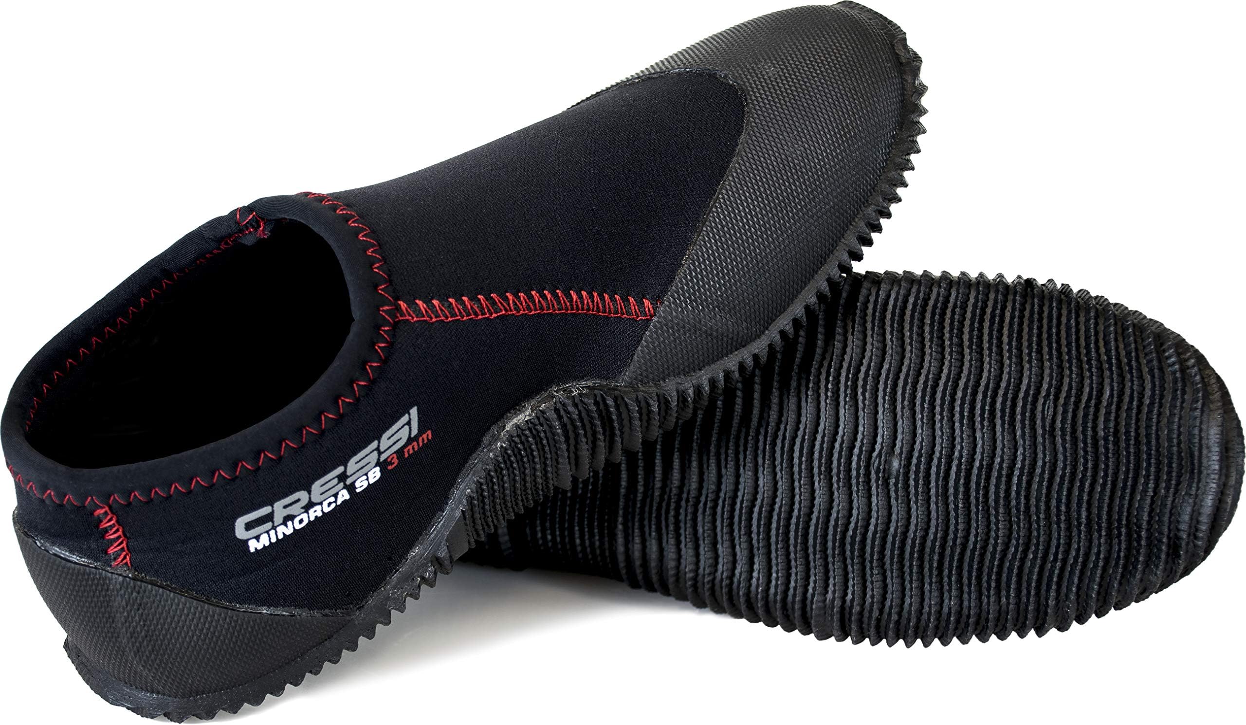 CressiNeoprene Adult Anti-Slip Sole Boots - for Water Sports: Scuba Diving: Snorkeling, Diving, Rafting, Windsurfing - Minorca Long: designed in Italy